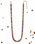 Confetti Bezel Tennis Necklace